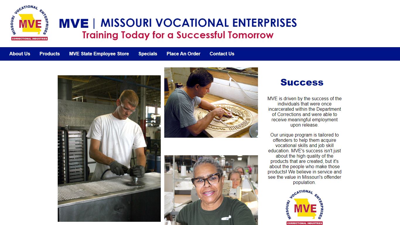 MVE: Correctional Industries - Missouri Department of Corrections